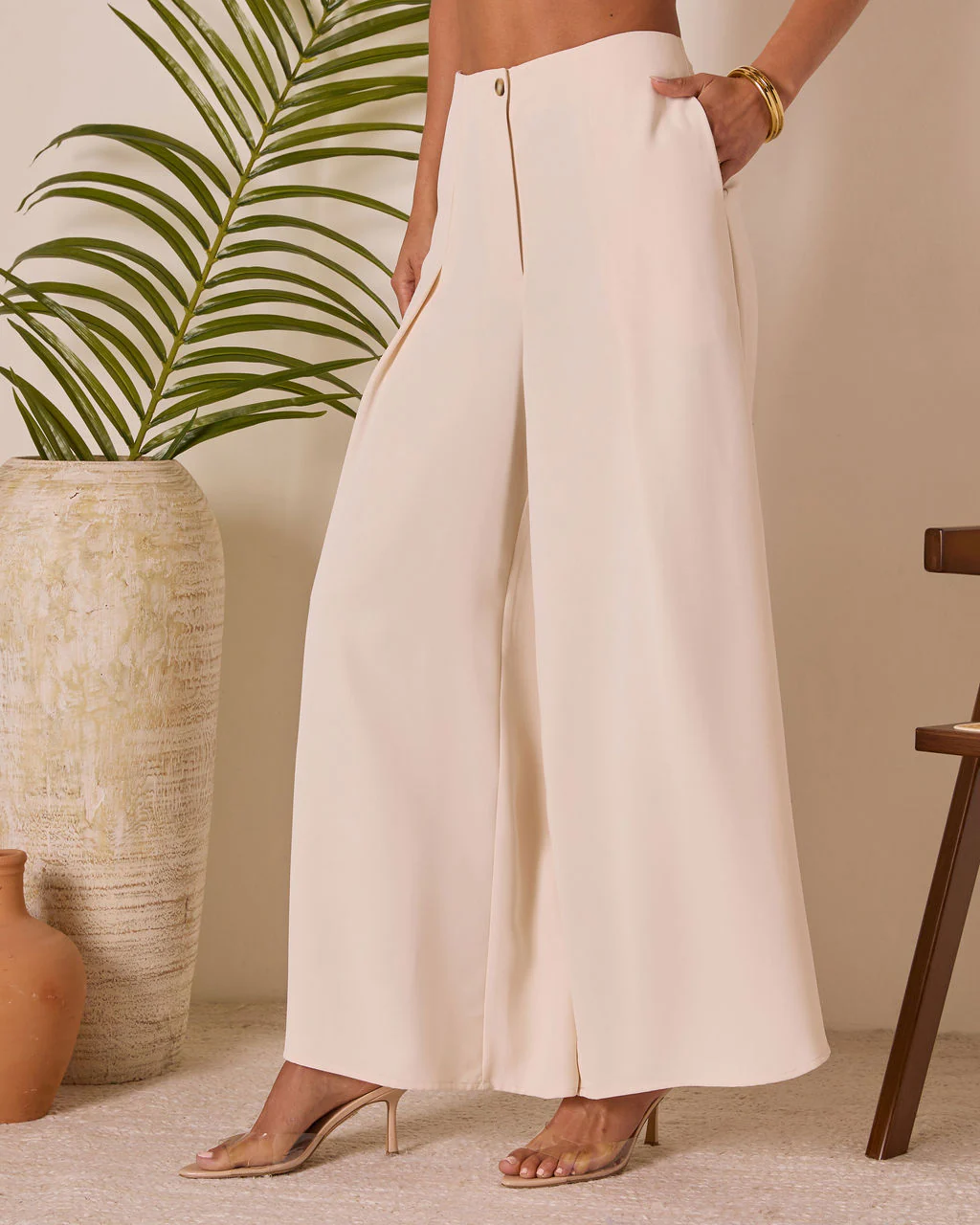 Clarissa High Rise Wide Leg Pants