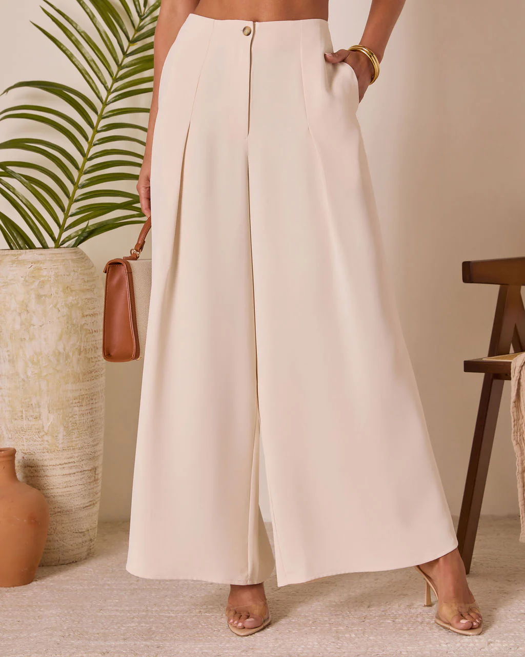 Clarissa High Rise Wide Leg Pants