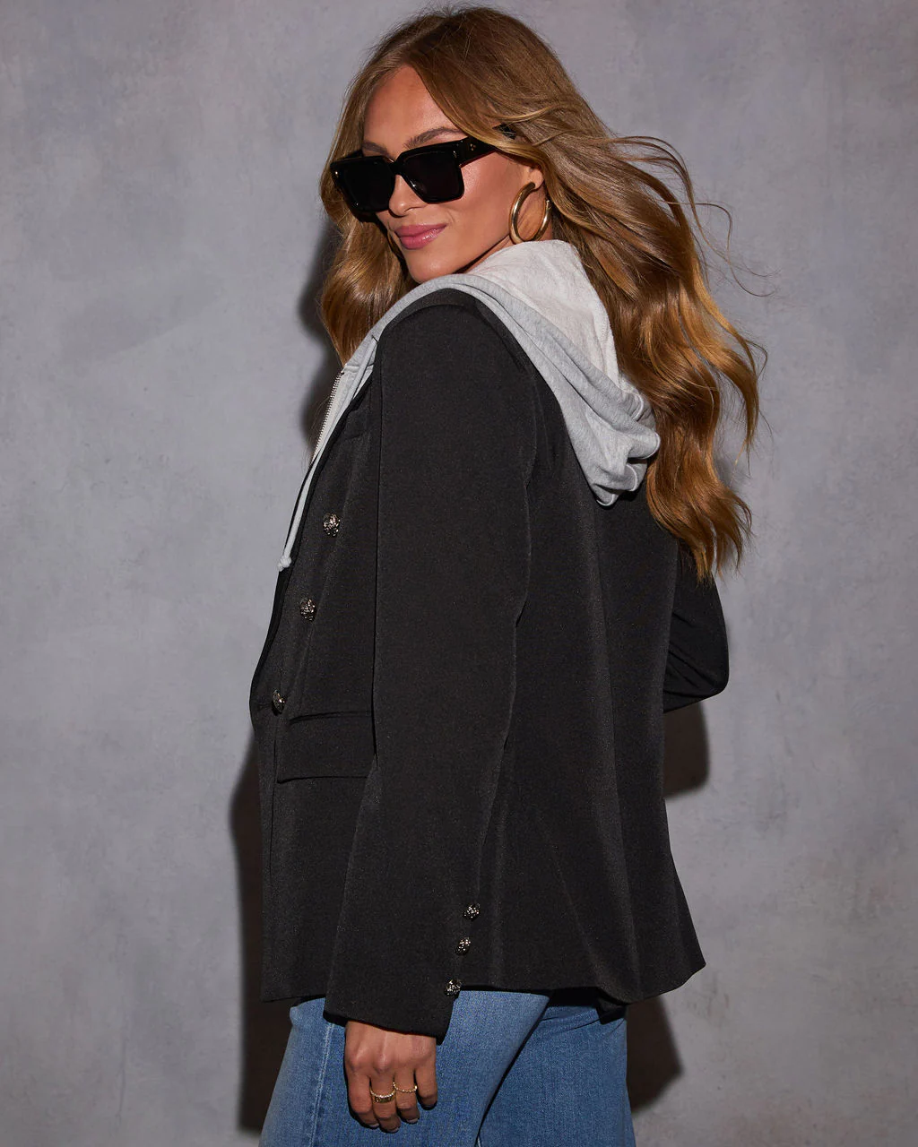Classic Muse Hooded Blazer