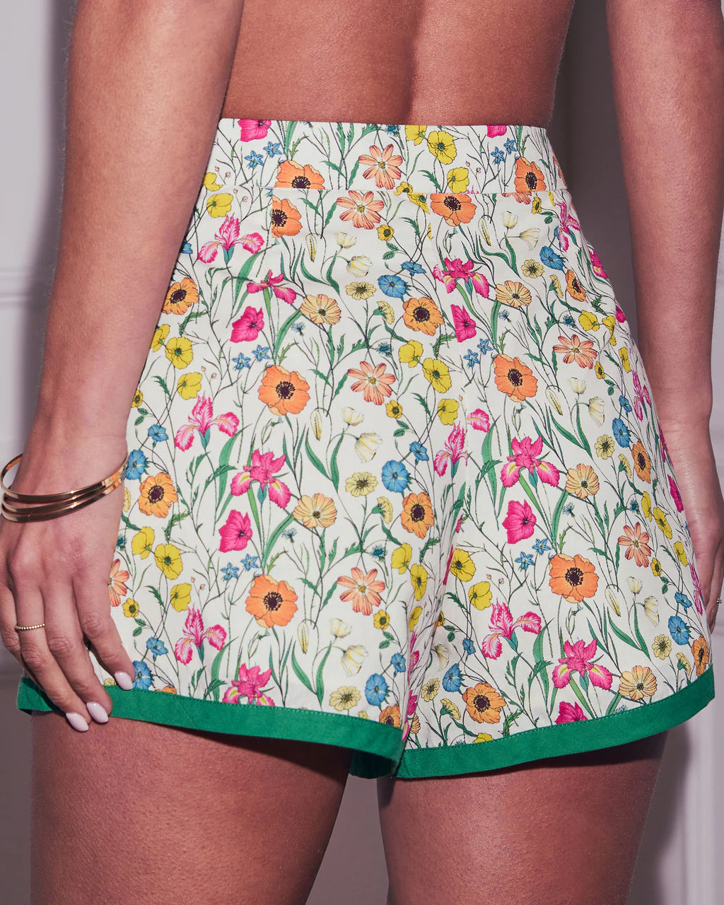 Benny Abstract Floral Printed Shorts