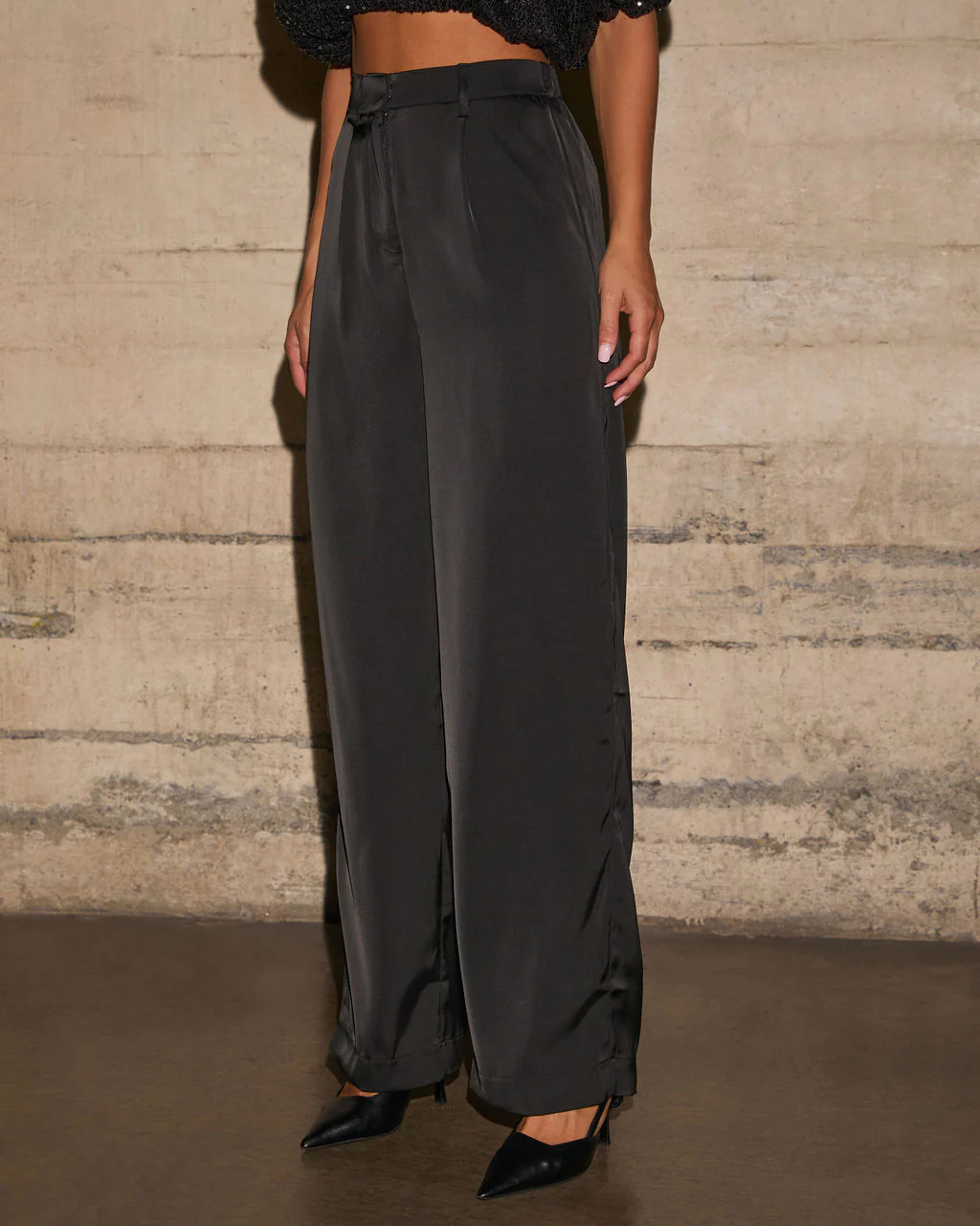 Evie Satin Trouser Pants