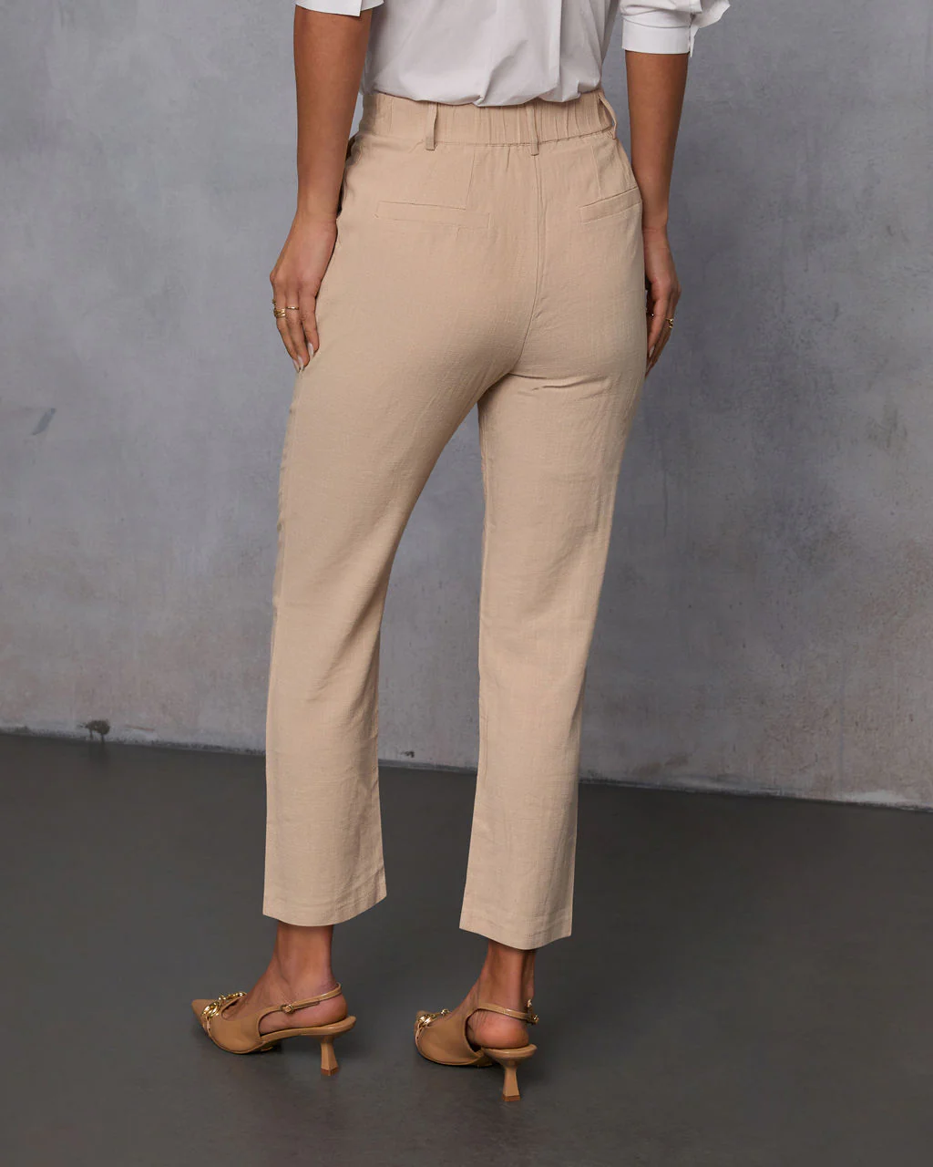 Barbara High Rise Trouser Pants