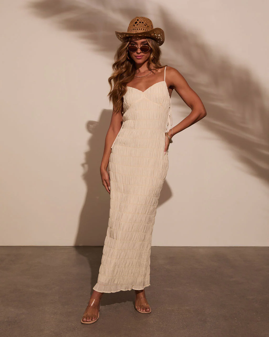 Gypsy Glow Smocked Maxi Dress