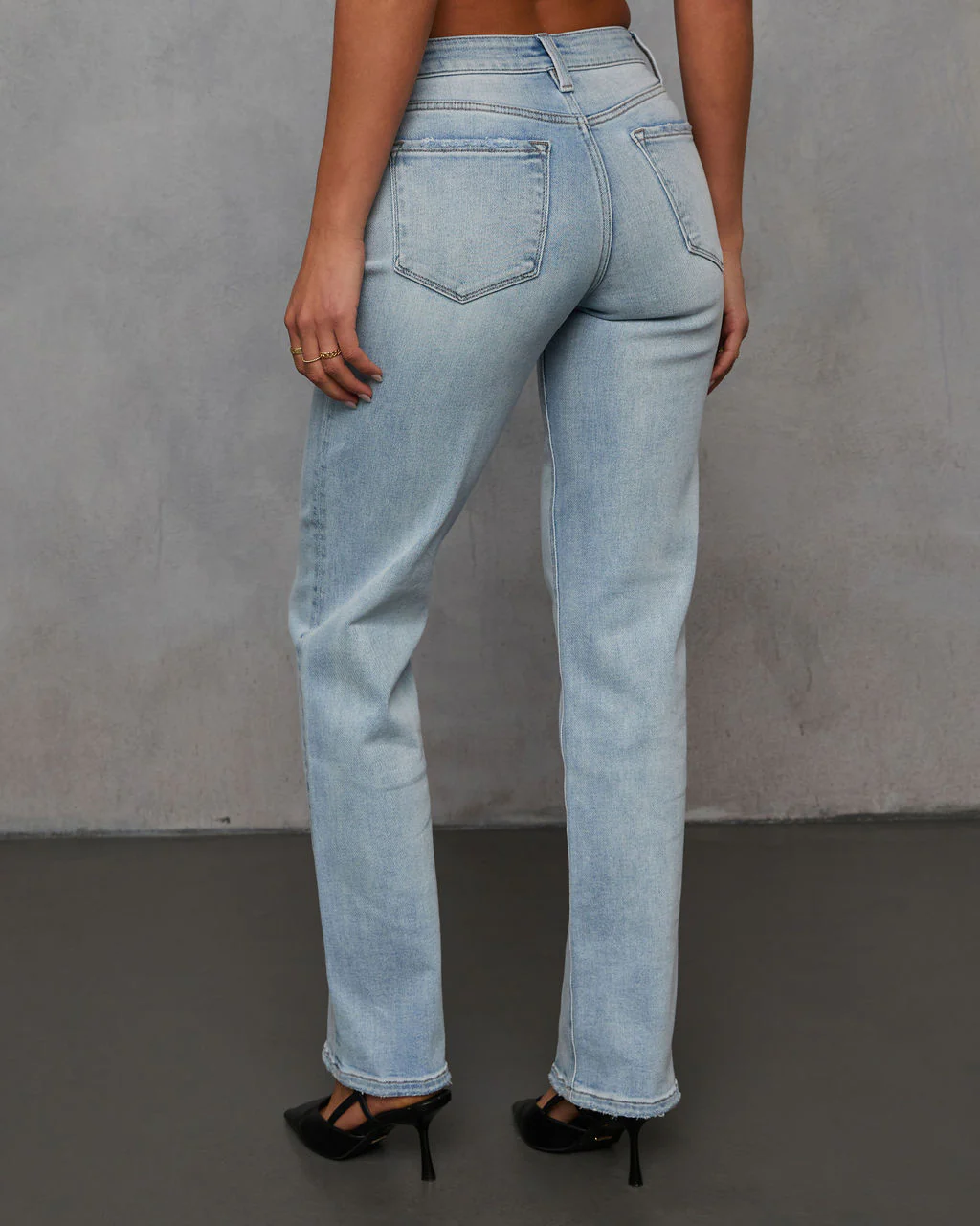 Clean Slate Super Stretch Straight Leg Jeans