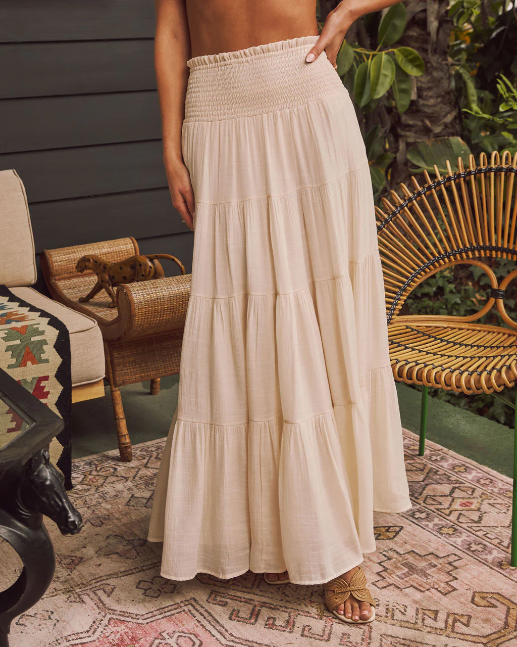 Dulce High Waisted Maxi Skirt