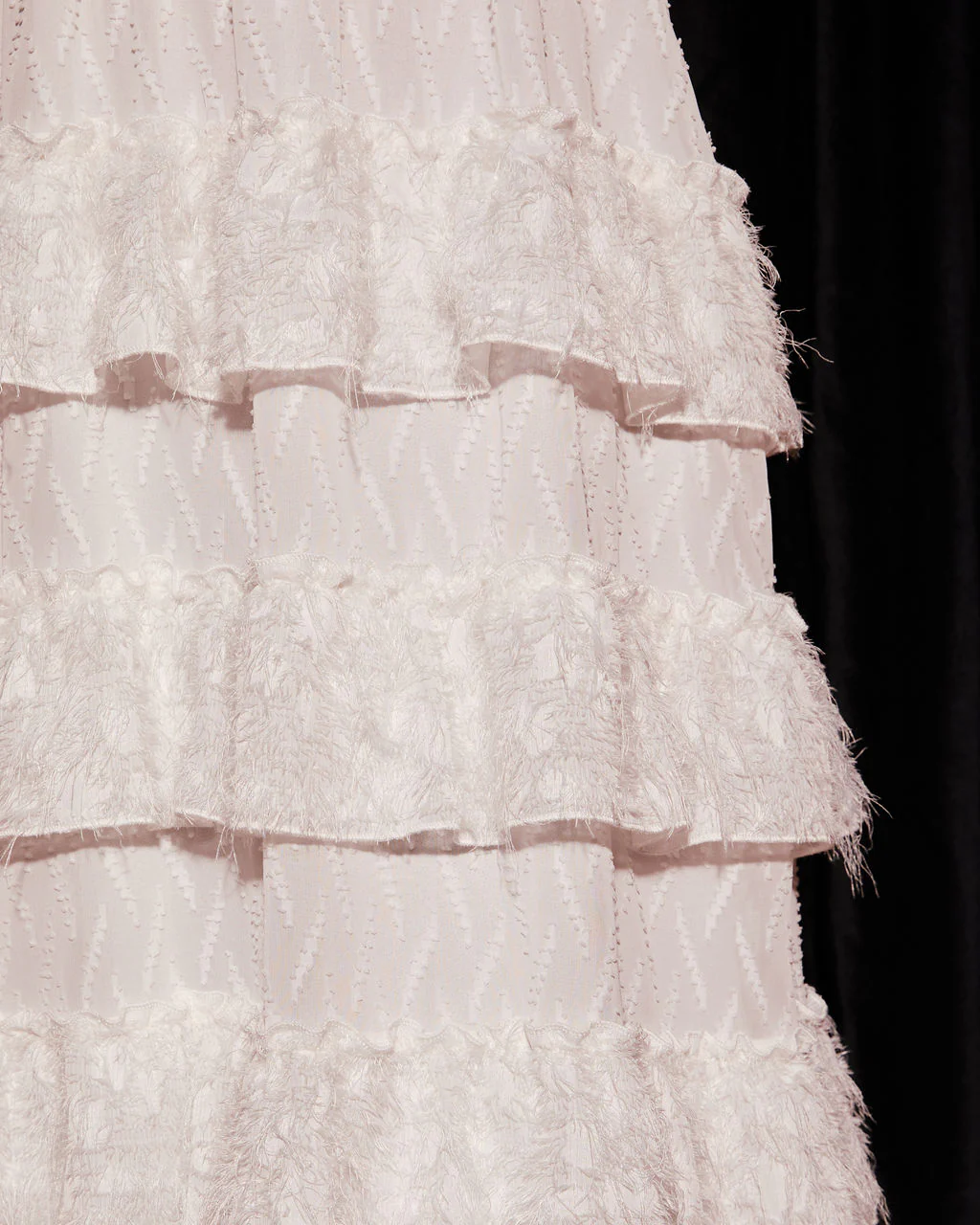 Chasing Sunlight Tiered Chiffon Maxi Dress