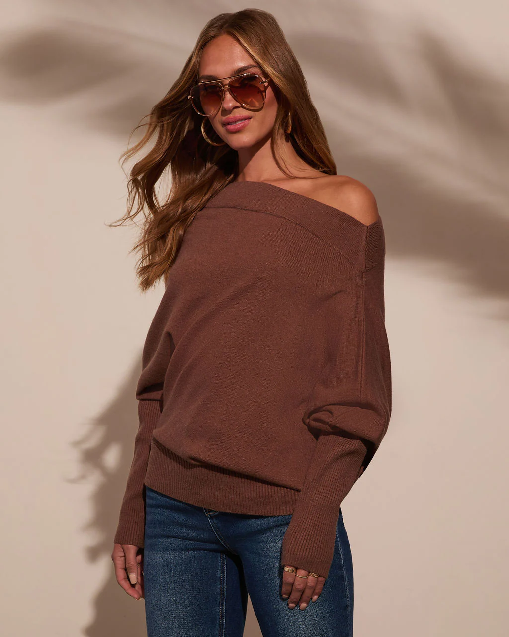 Everglow Off The Shoulder Sweater