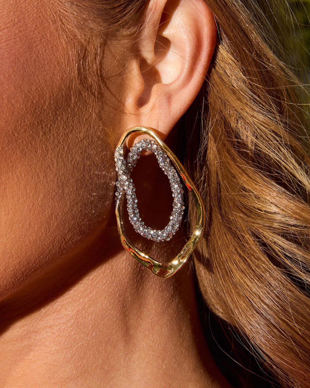 Charmed Dream Embellished Teardrop Earrings