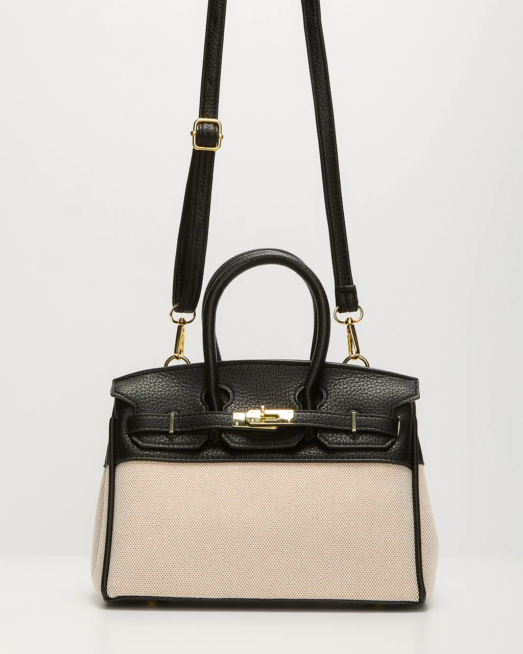 Dalina Two-Tone Structured Bag