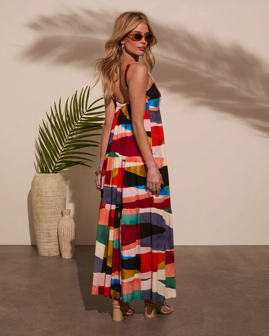 Ceilia A-Line Printed Maxi Dress