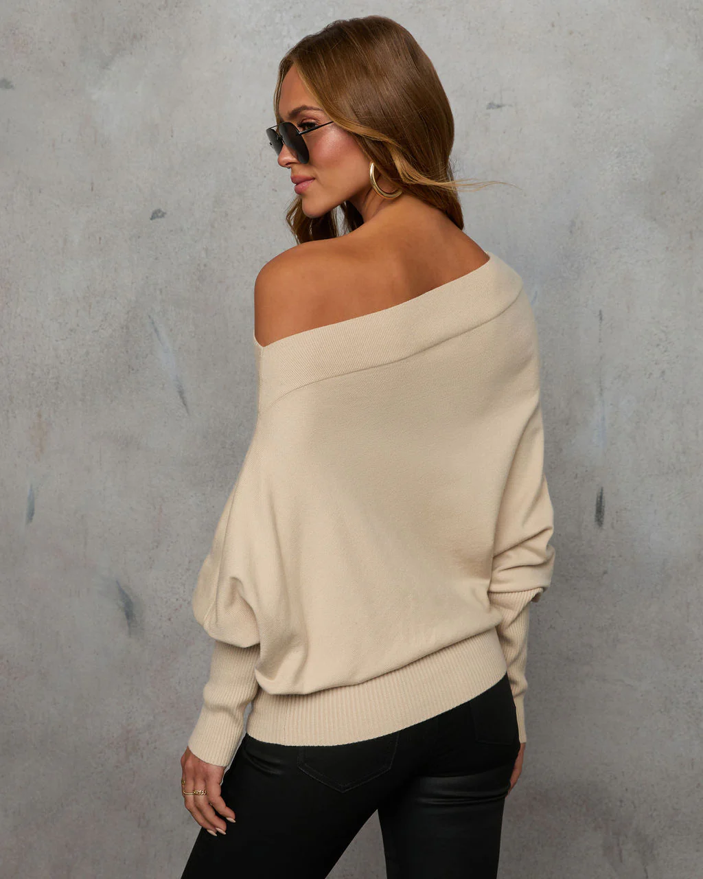 Everglow Off The Shoulder Sweater