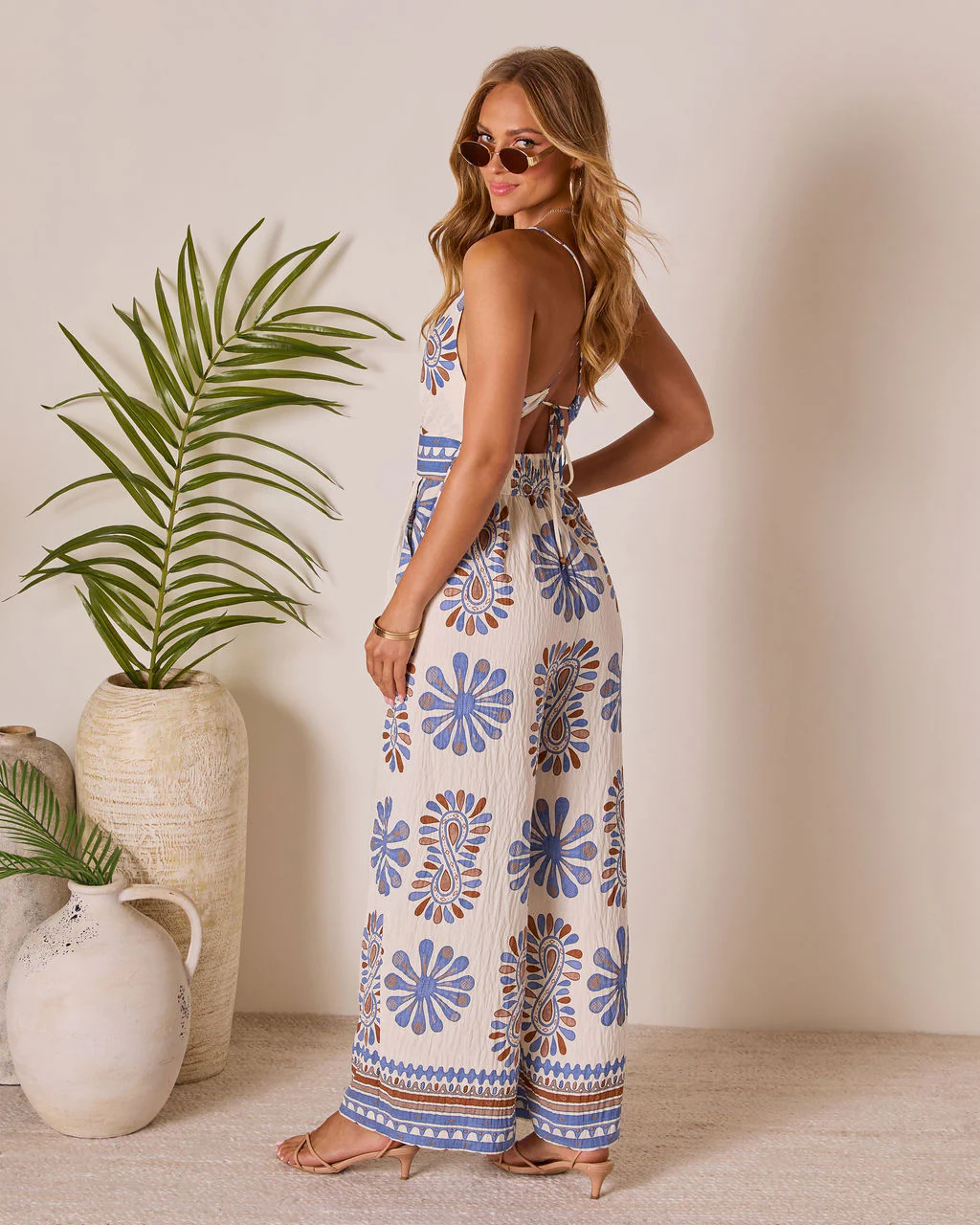 Elanie Abstract Jumpsuit