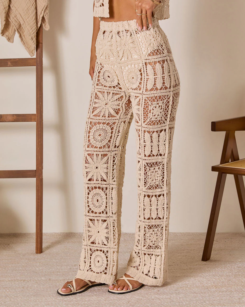 Britlee Crochet Cover Up Pants