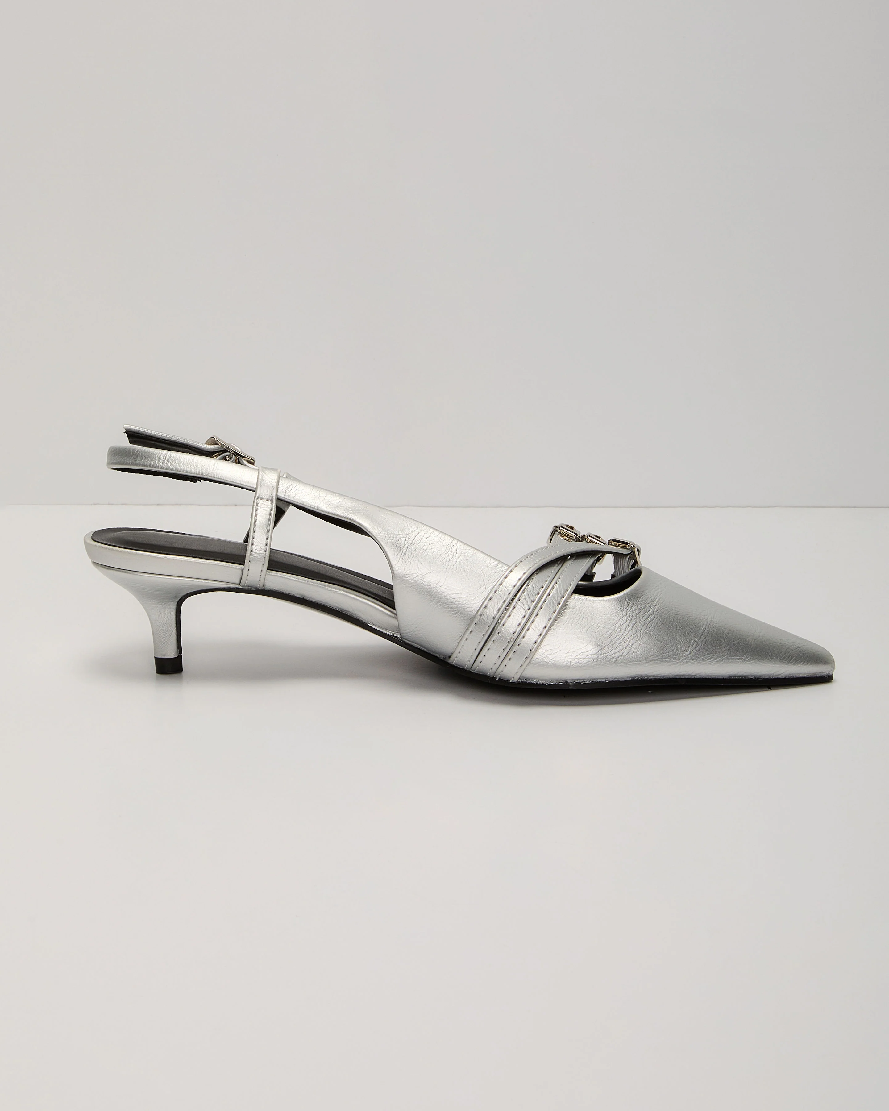 Cool Edge Slingback Kitten Heel