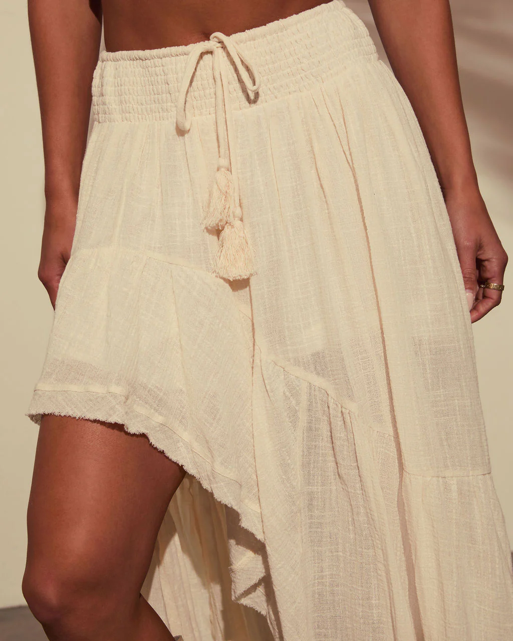 Harmonic High Low Maxi Skirt