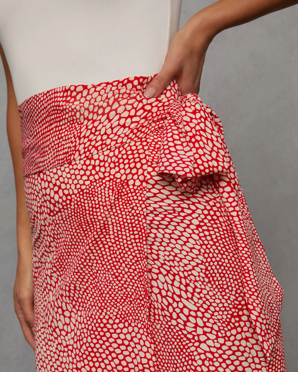 Ayra Printed Midi Skirt