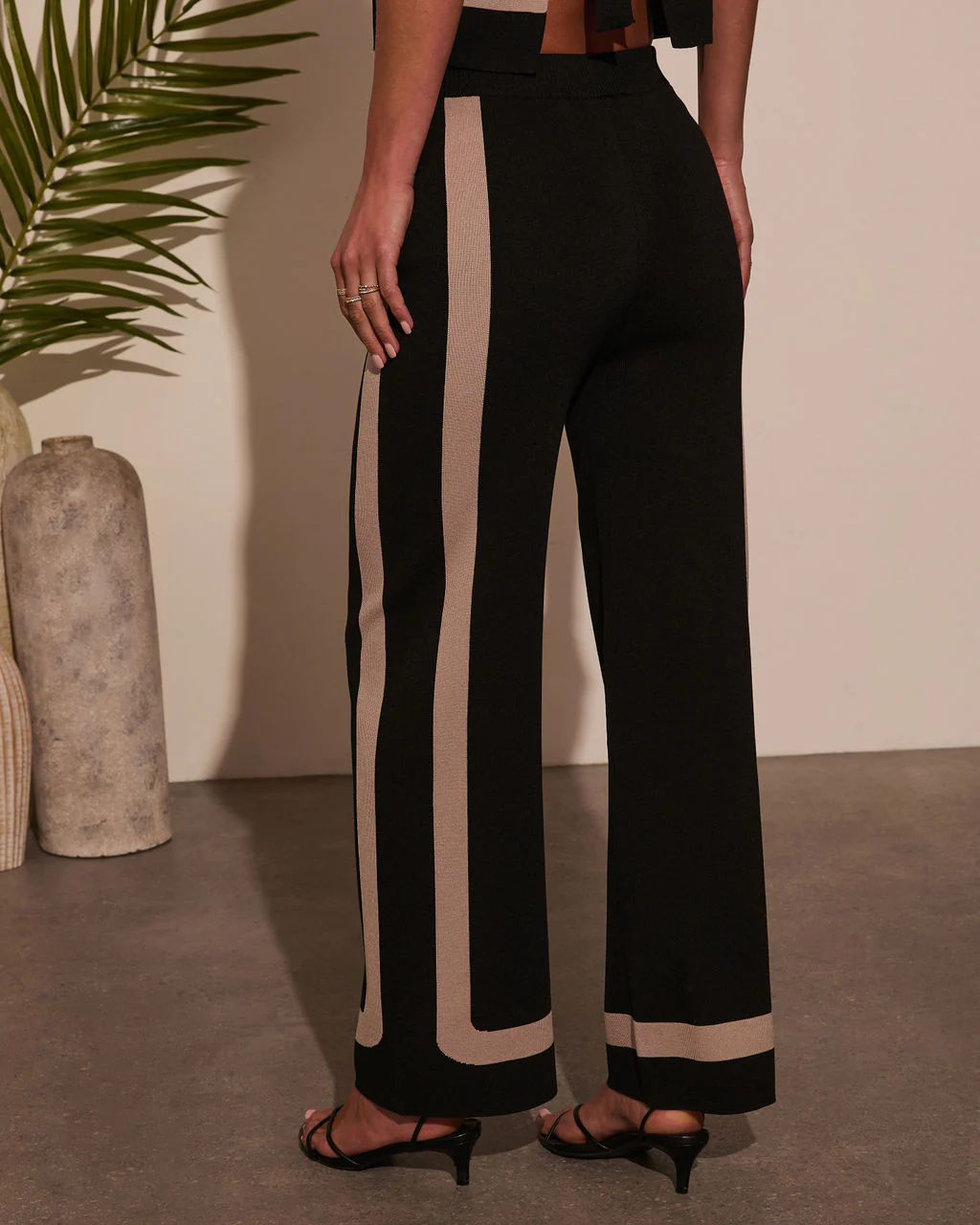 Cool Again Contrast Trim Pants
