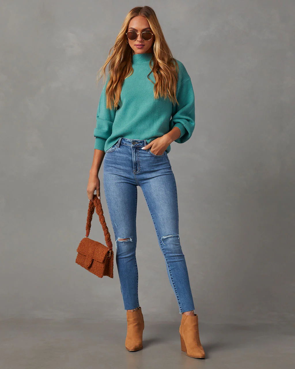 Amsterdam Mock Neck Sweater