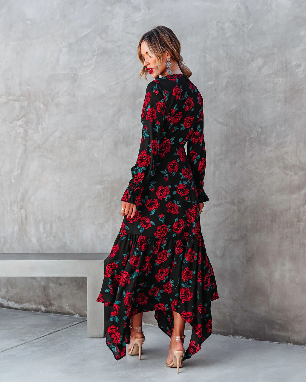 Fall In Love So Easily Floral Maxi Dress