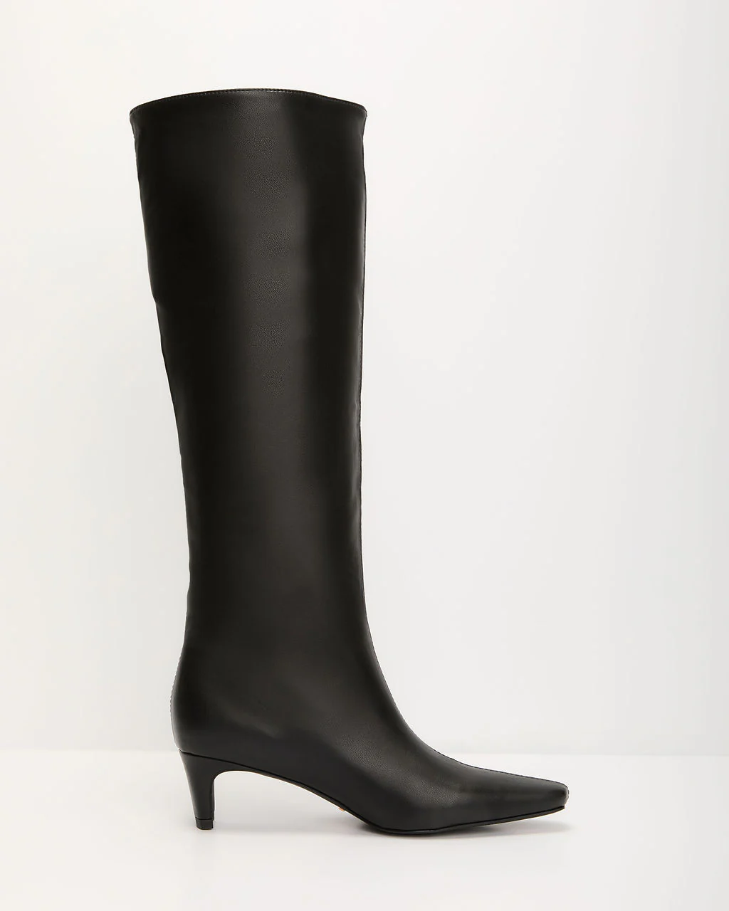 Divya Kitten Heel Knee High Boots