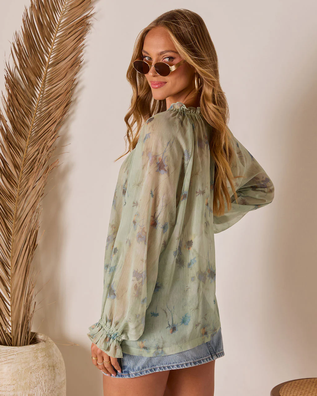 Ivanah Neck Tie Blouse