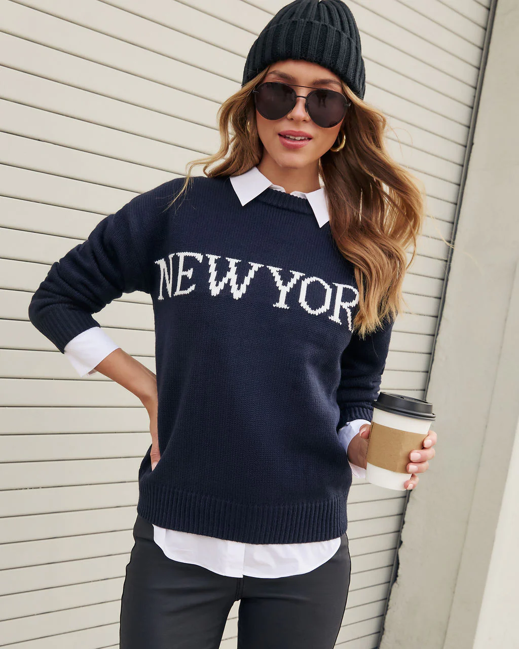 City of NYC Knit Sweater