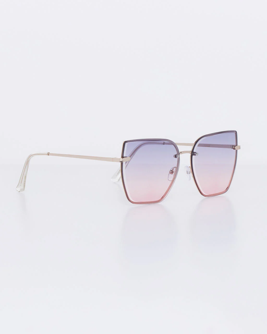 Hollywood Frameless Square Sunglasses