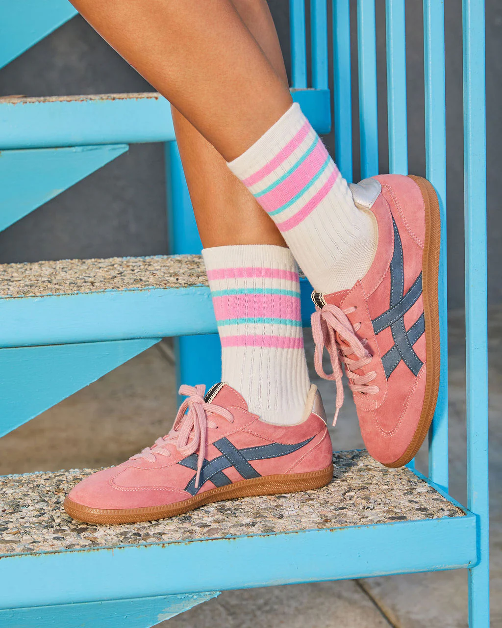 Bryher Striped Crew Socks