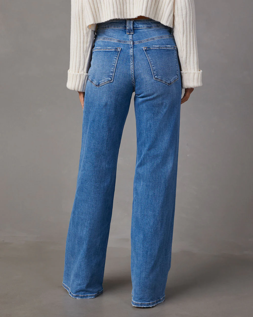 Charley High Rise Wide Leg Stretch Jeans