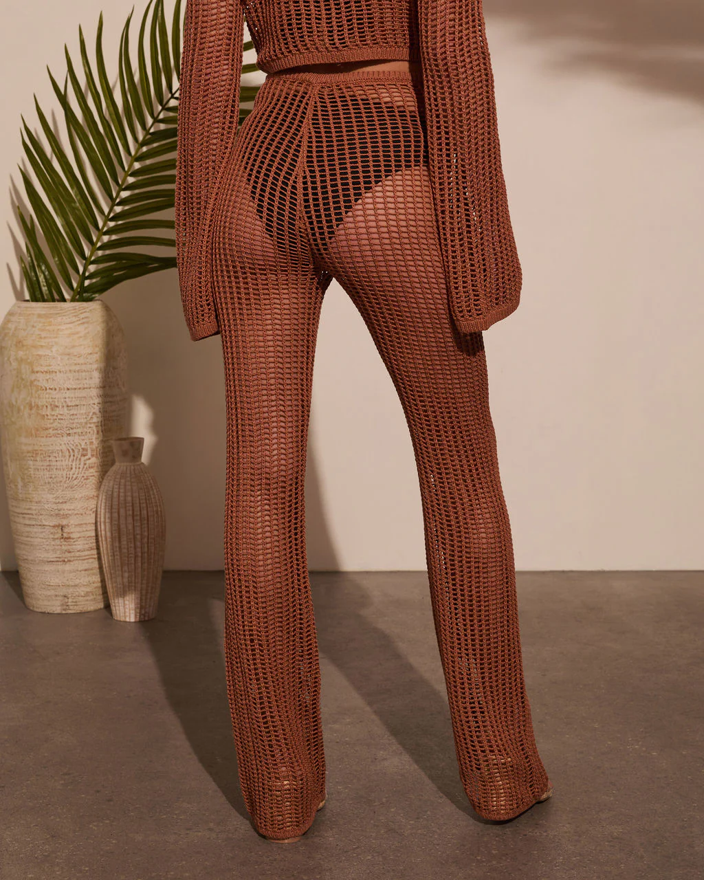 Gabi Crochet Drawstring Cover Up Pants
