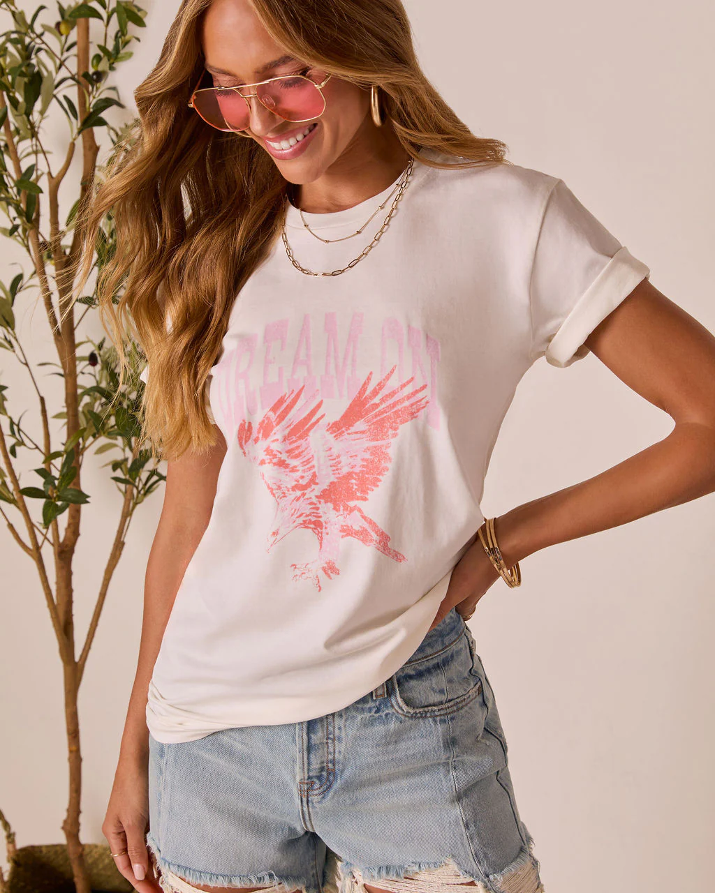 Dream On Short Sleeve Graphic Tee