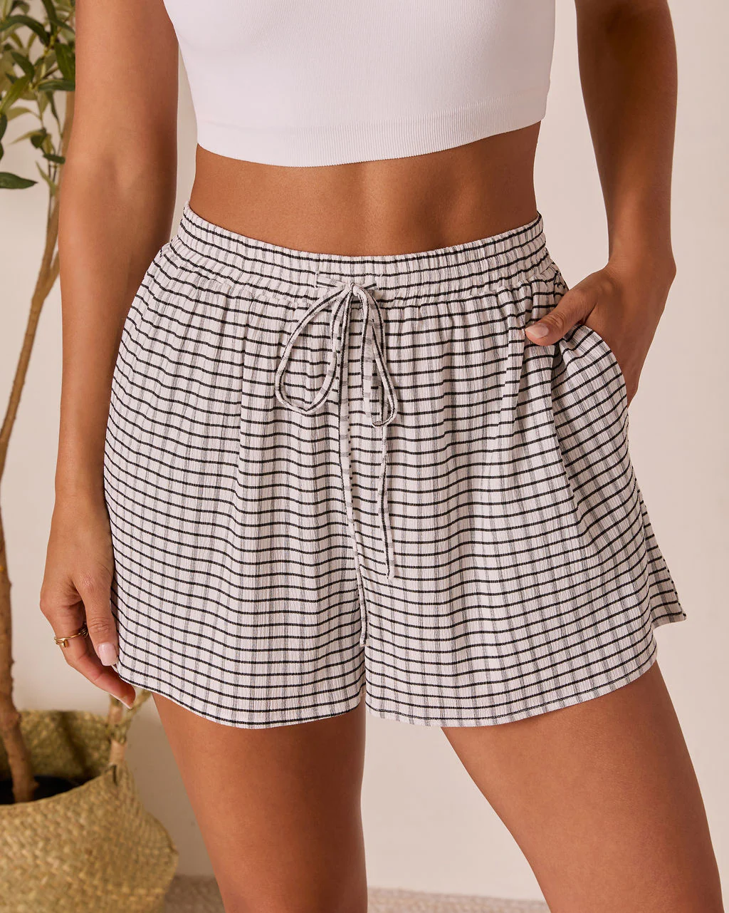 Destiney Waist Tie Shorts