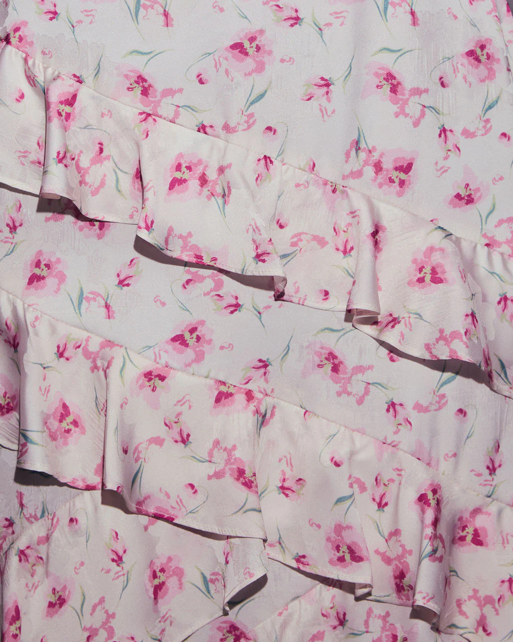 Fawna Floral Satin Maxi Dress