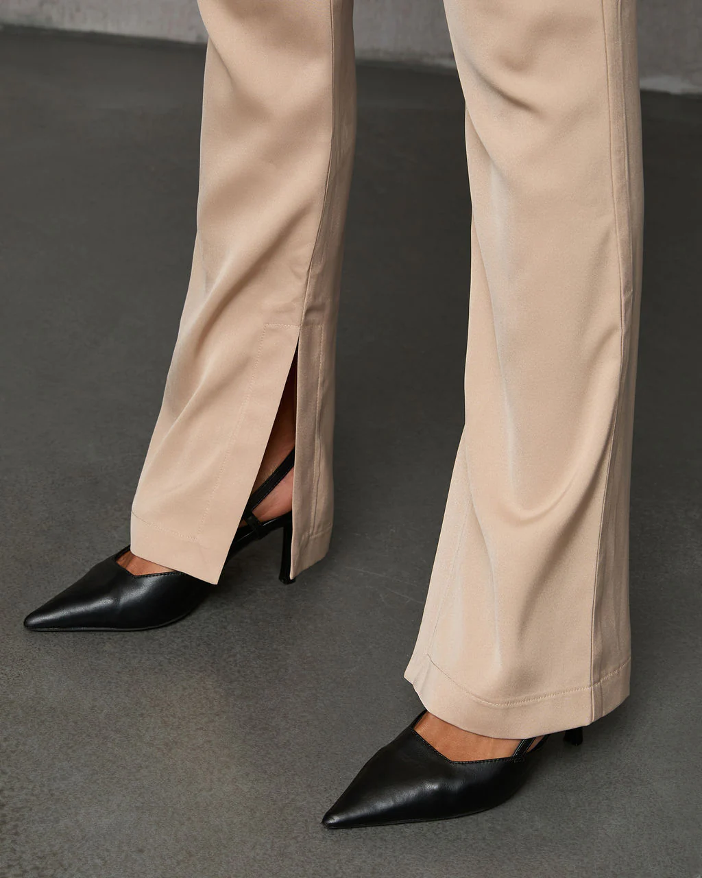 Gone Tomorrow High Rise Satin Pants