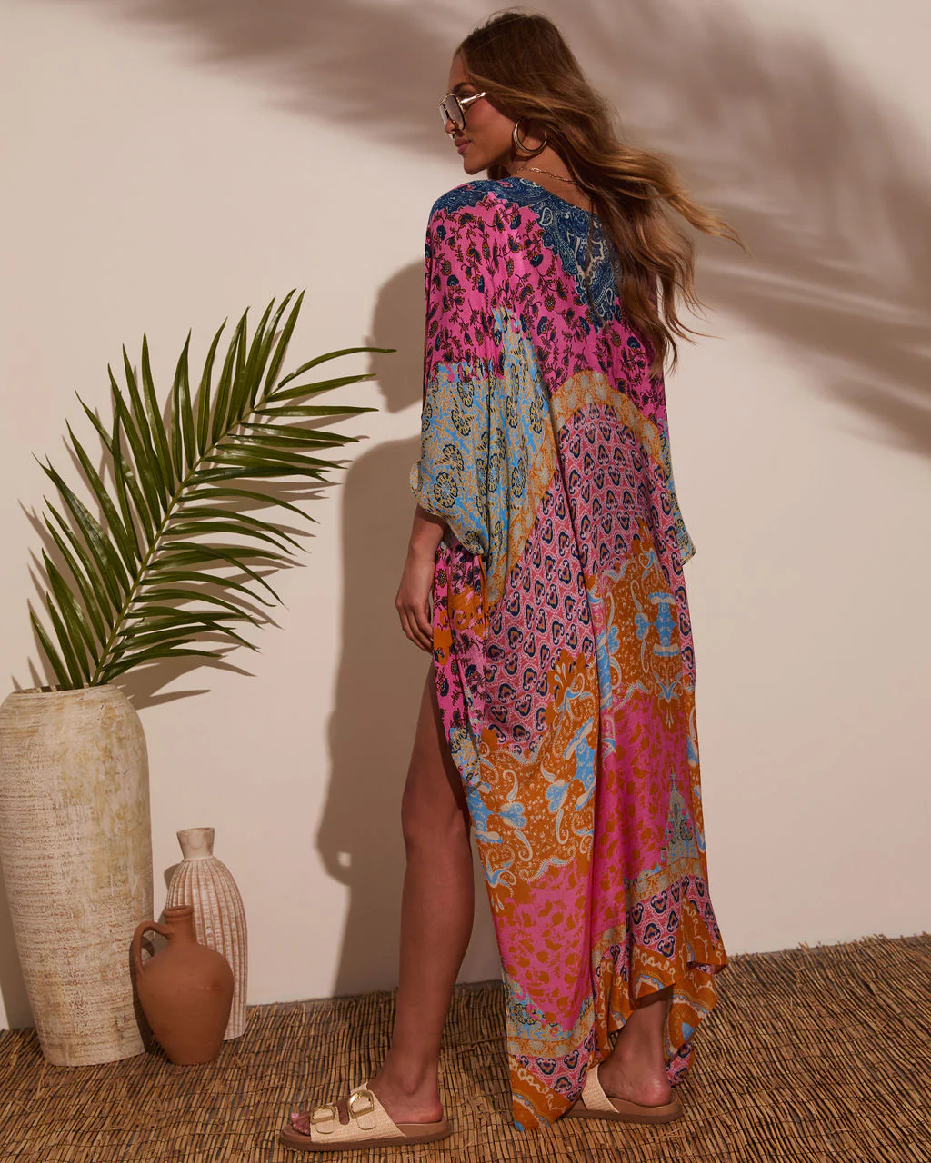Antonella Printed Duster Kimono