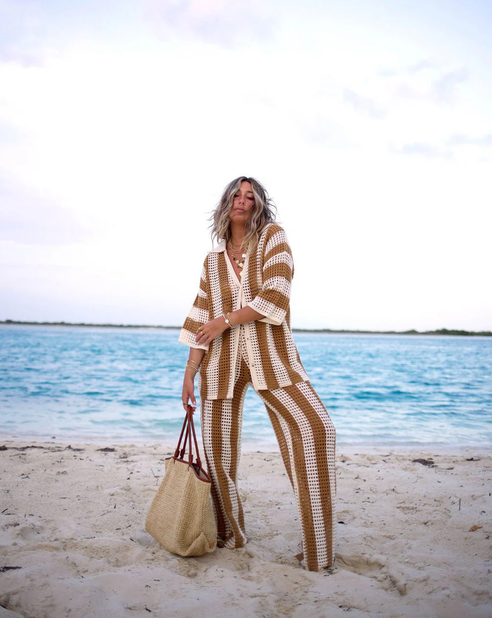 Bradley Crochet Wide Leg Cover Up Pants