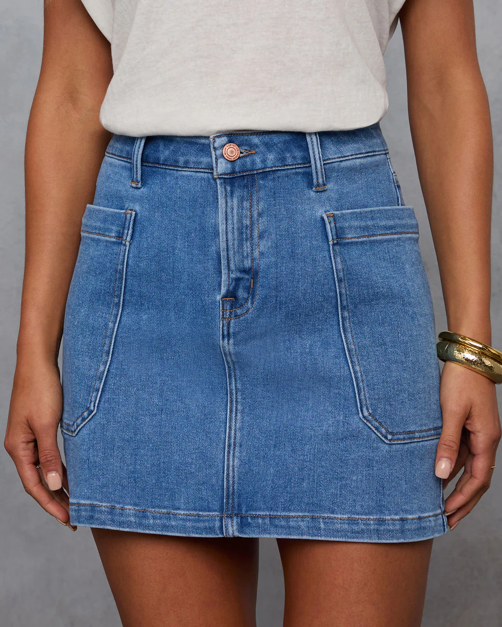 Belina Pocketed Mini Skirt