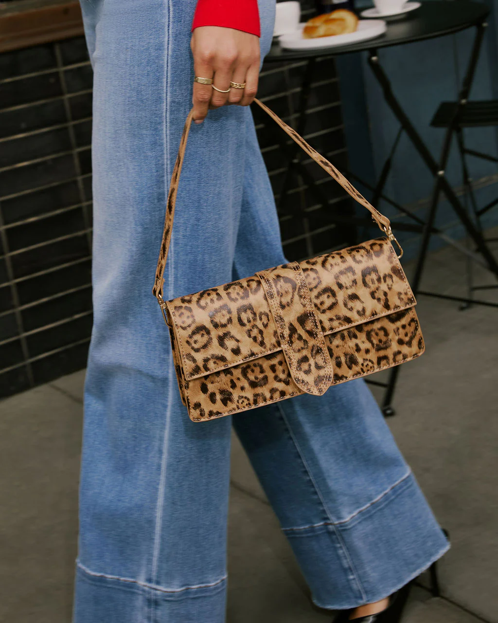 Geneva Leopard Shoulder Bag