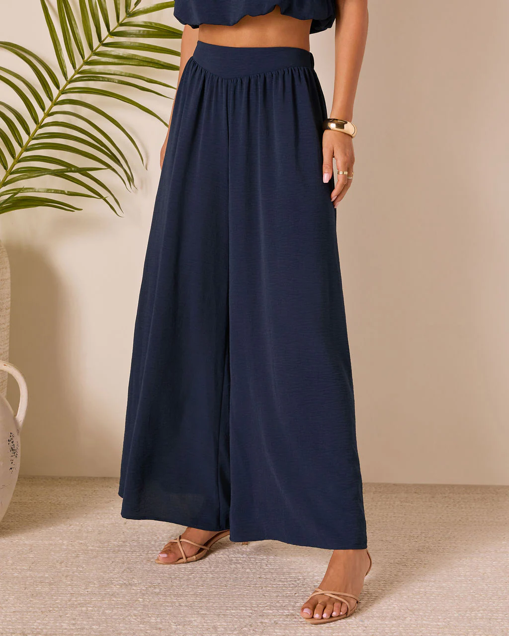 Island Sway Pleated Wide Leg Pants