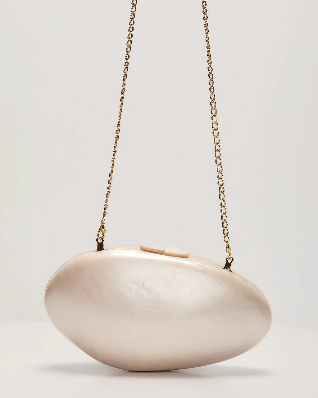 Eiden Pearlized Shell Clutch