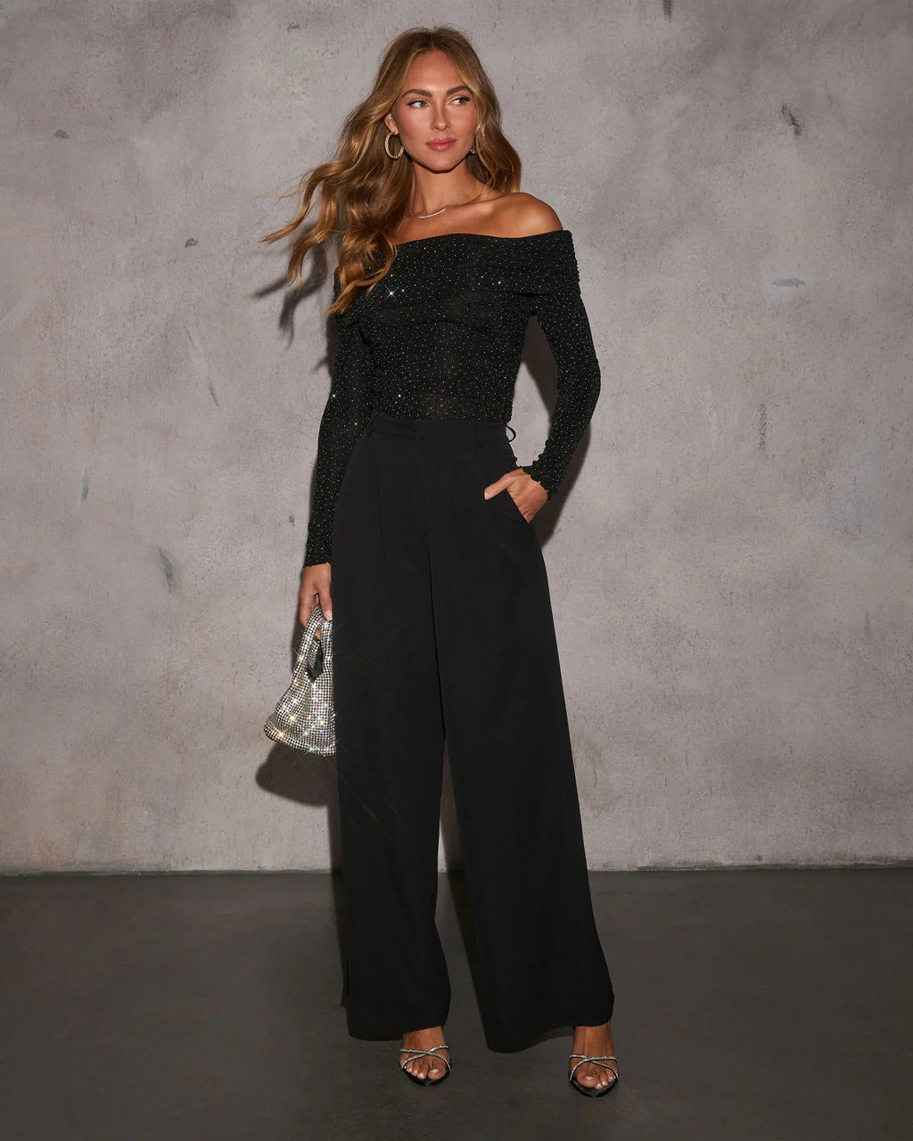 Dalina Embellished Off The Shoulder Top