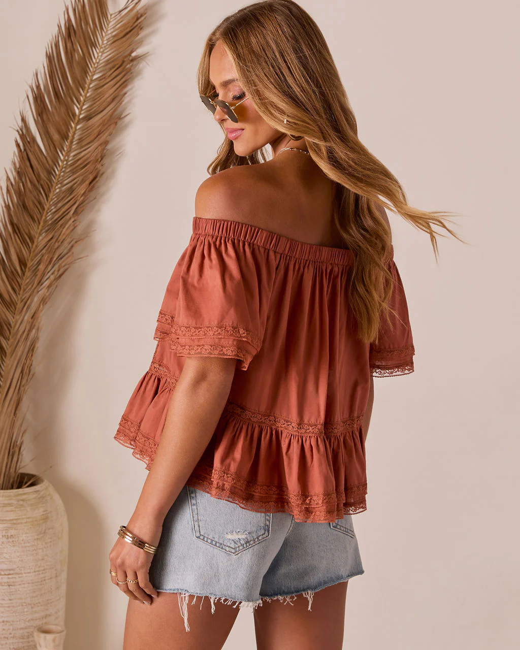 Evaline Off The Shoulder Top