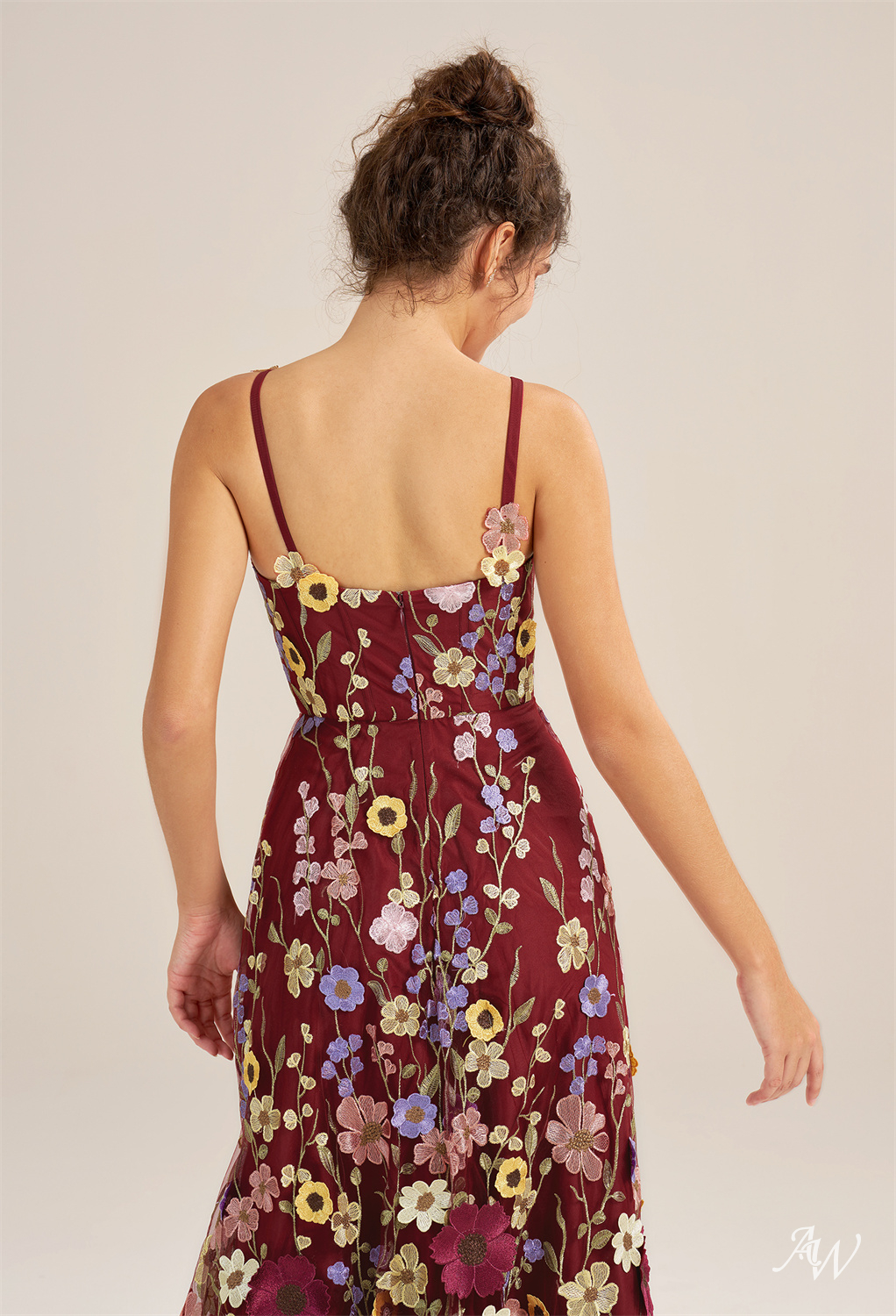 Alison A-line Tulle V-Neck Dresses