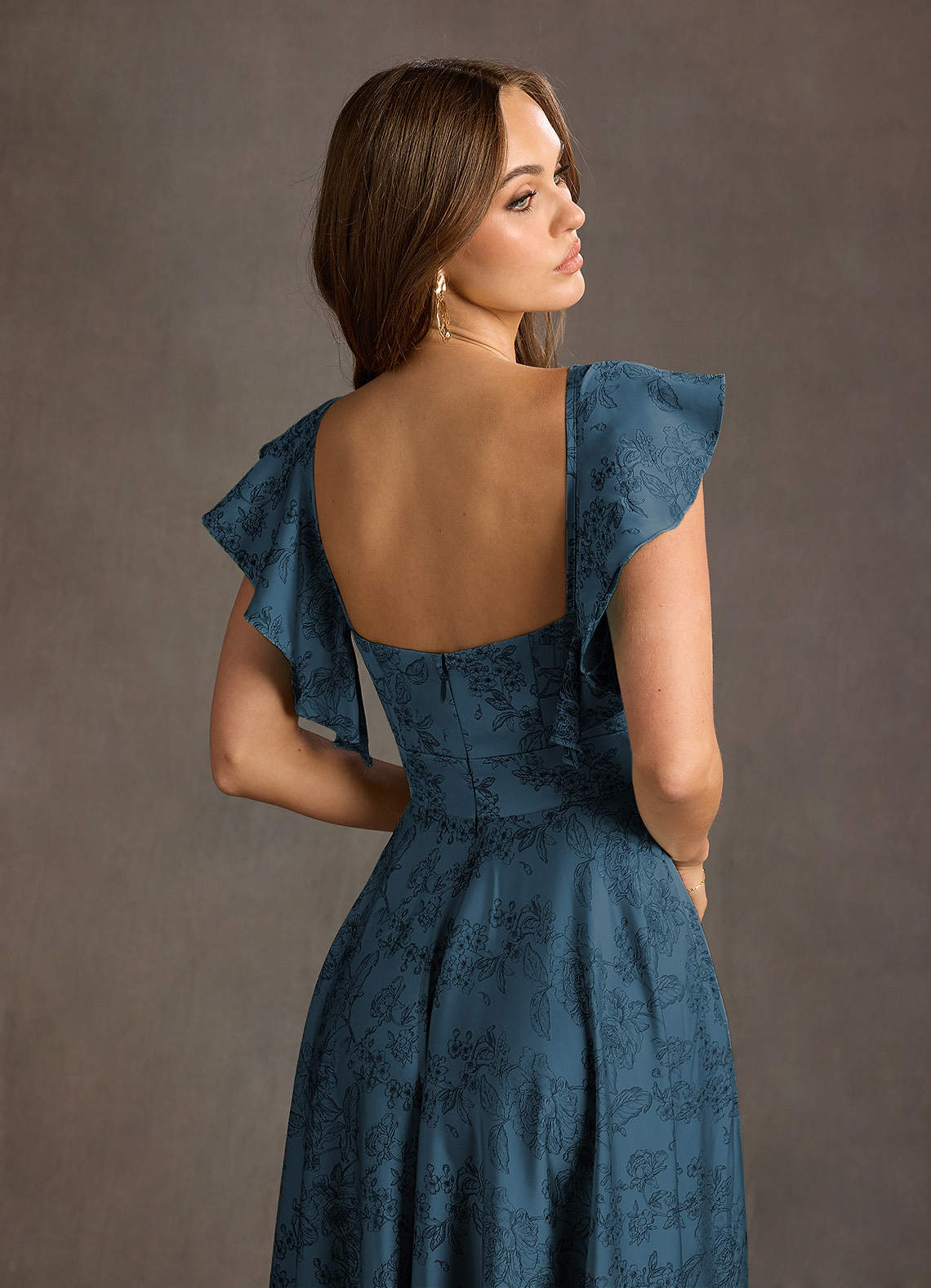 Leilani Navy Black Maxi Dress