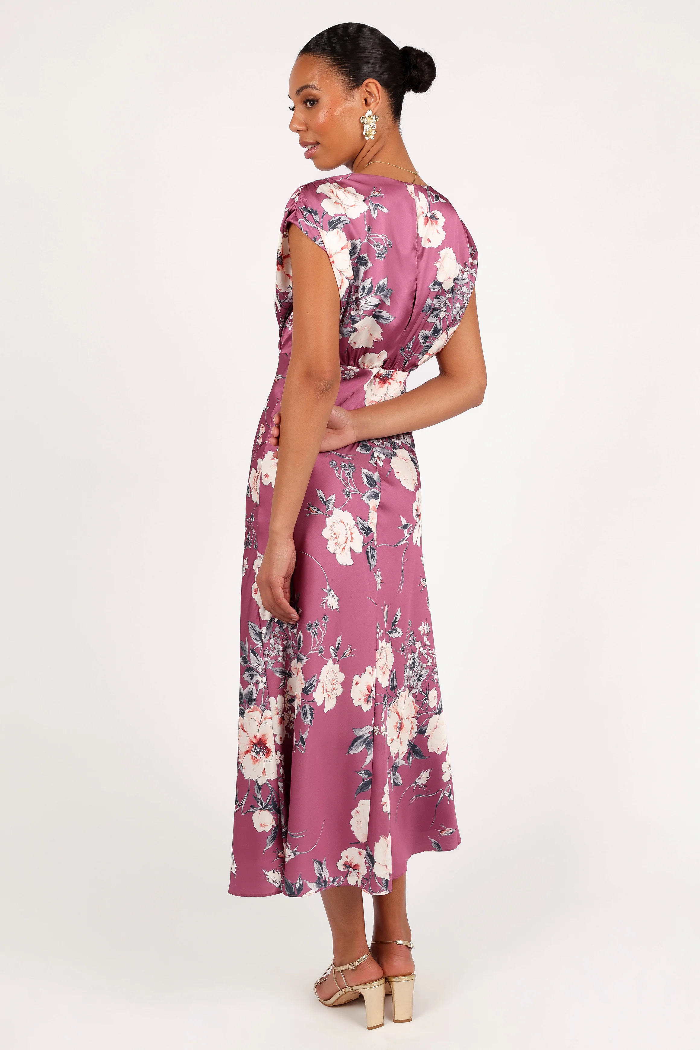 Amarlee Maxi Dress - Dark Rose Floral