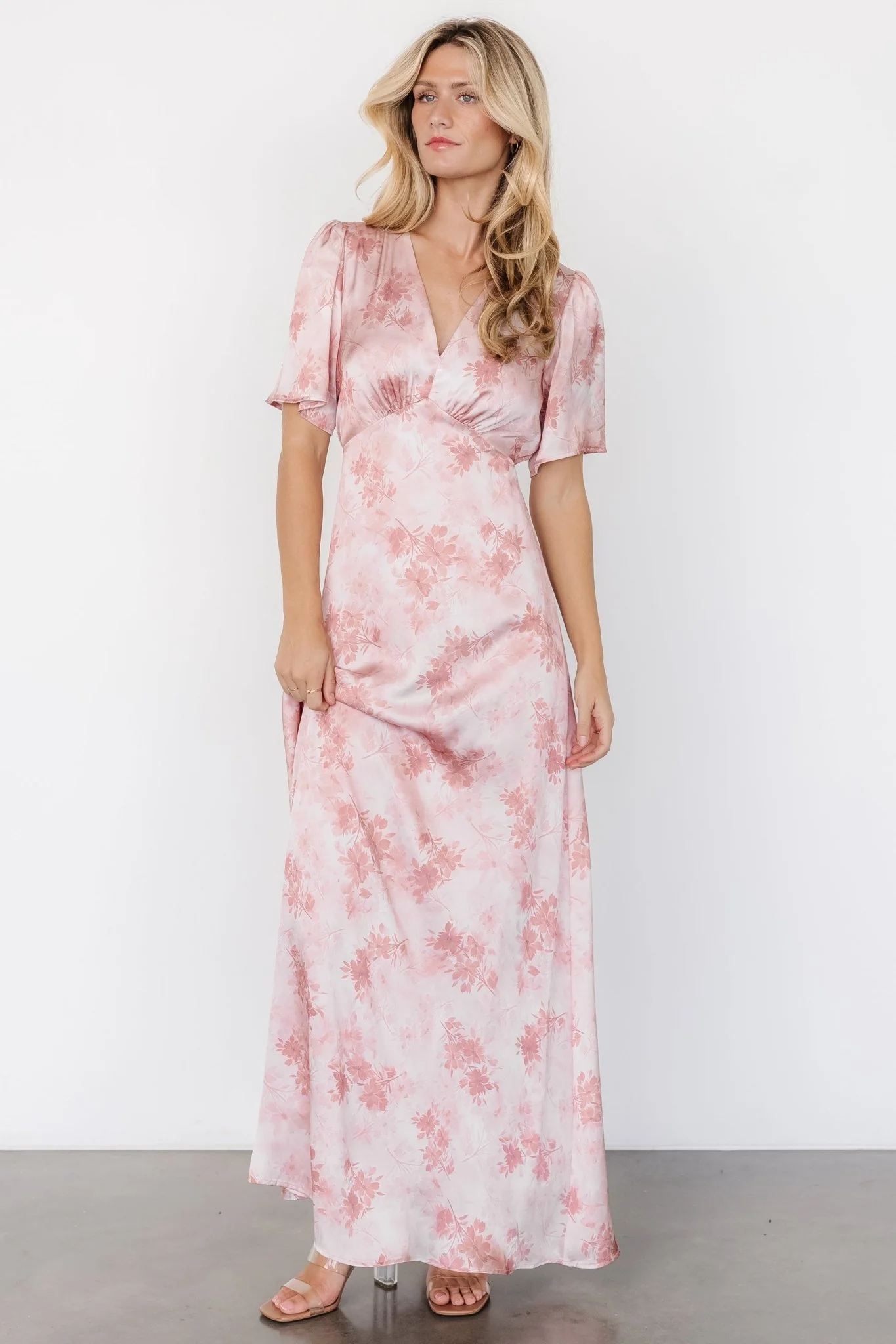Carmen Maxi Dress | Blush Floral