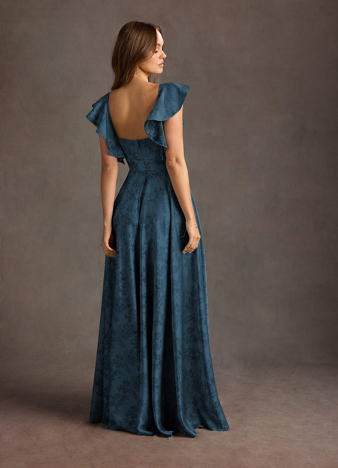 Leilani Navy Black Maxi Dress