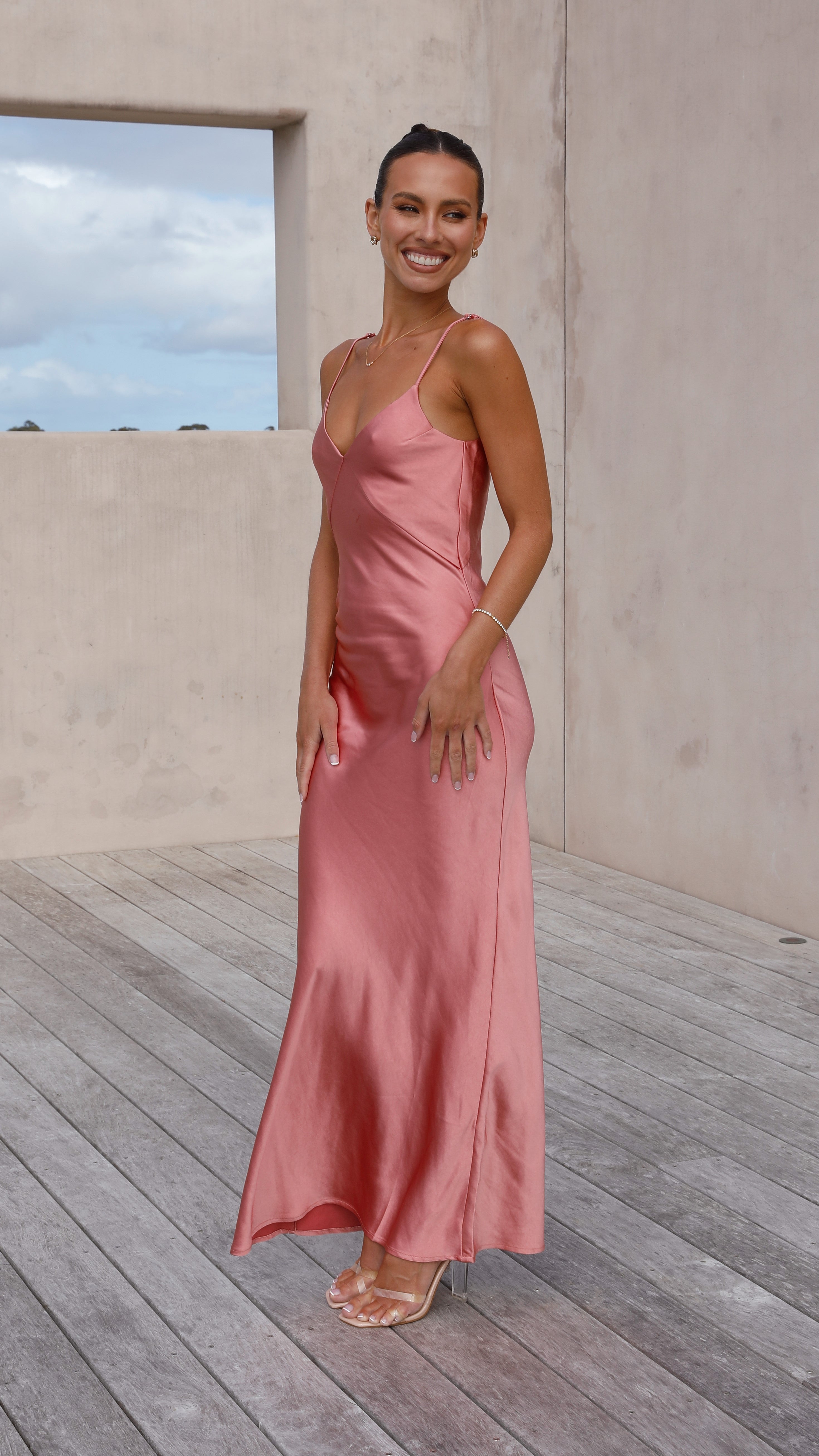 Gisella Maxi Dress - Baked Rose