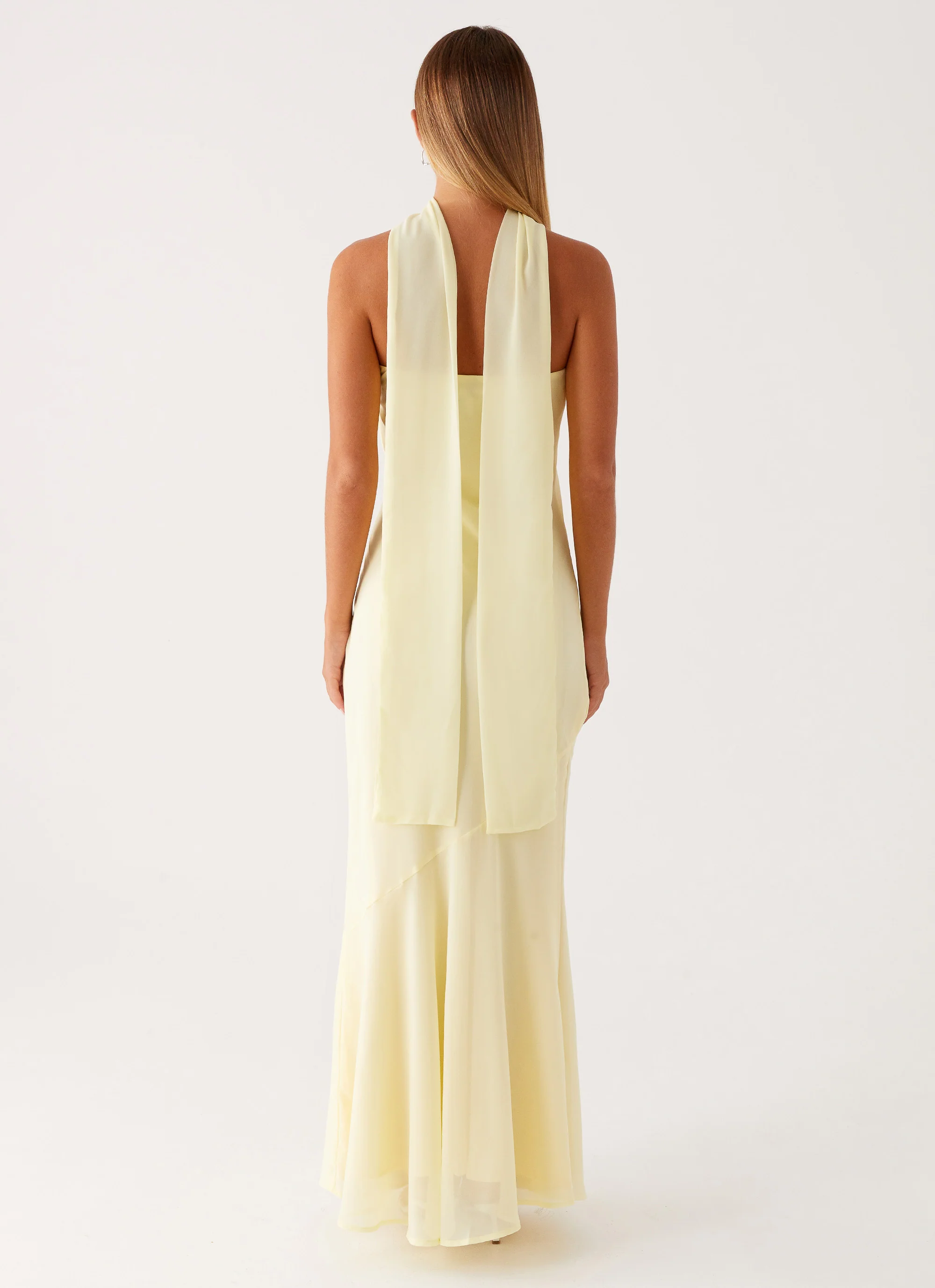 Under The Pagoda Maxi Dress - Yellow