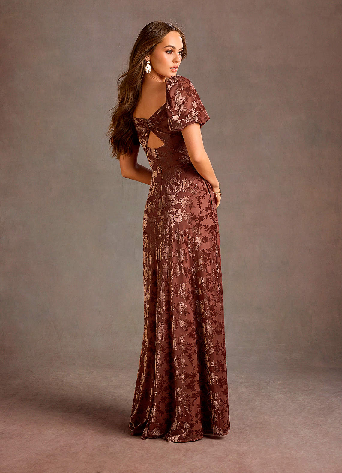 Alba Rosewood Maxi Dress